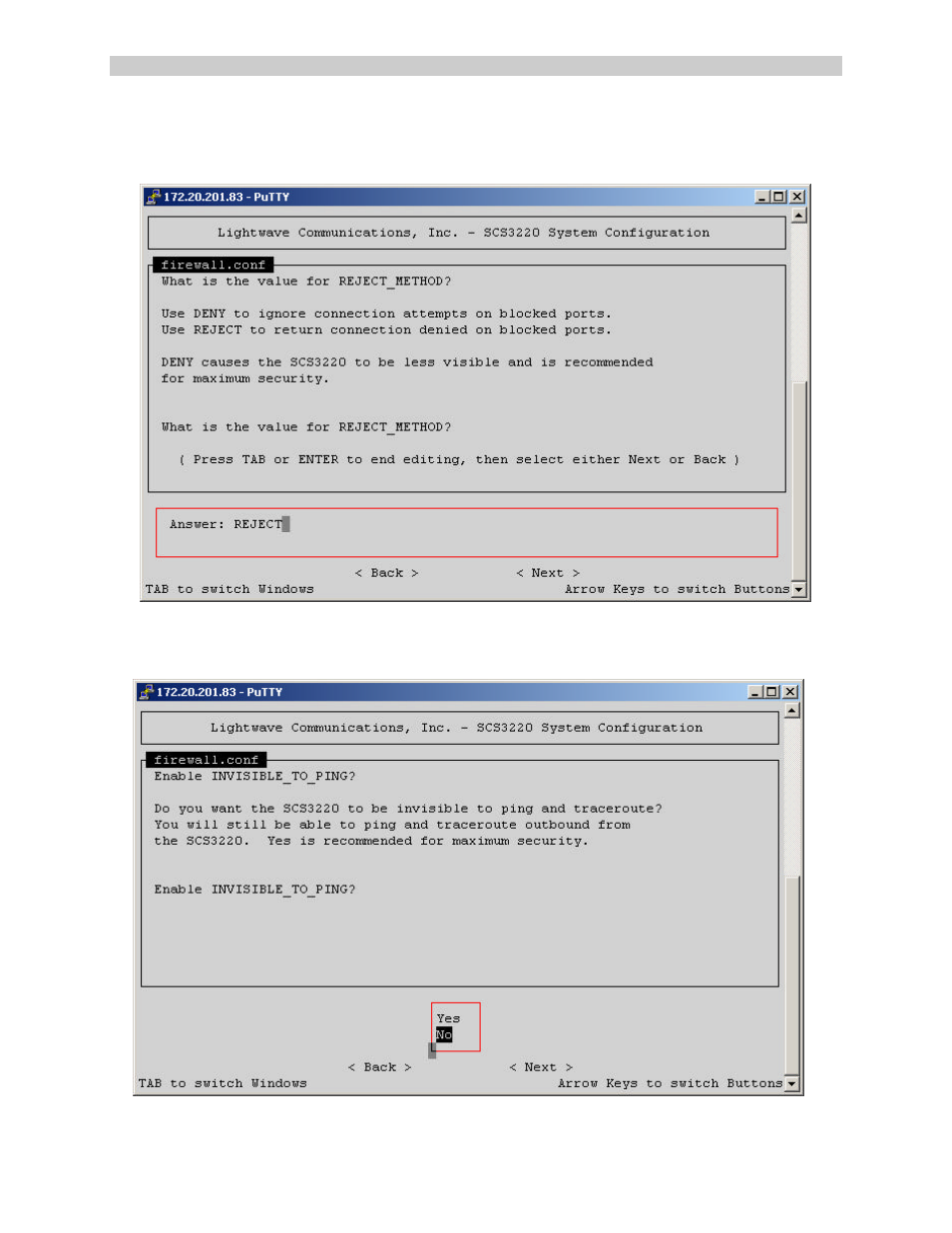 Lightwave Communications SCS3230 User Manual | Page 55 / 97