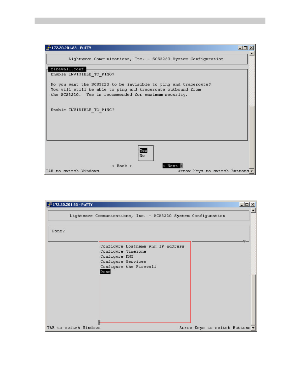 Lightwave Communications SCS3230 User Manual | Page 56 / 97