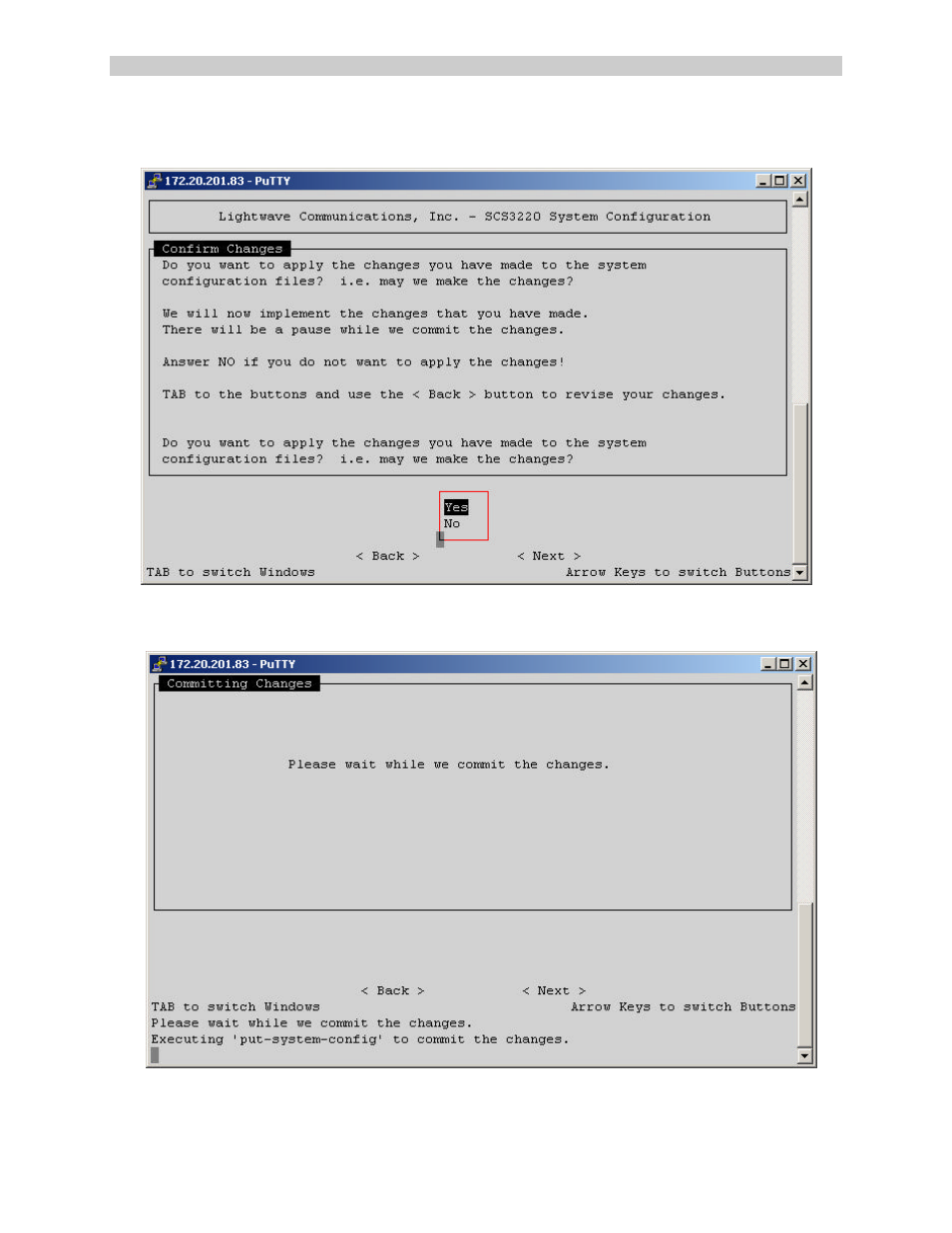 Lightwave Communications SCS3230 User Manual | Page 57 / 97