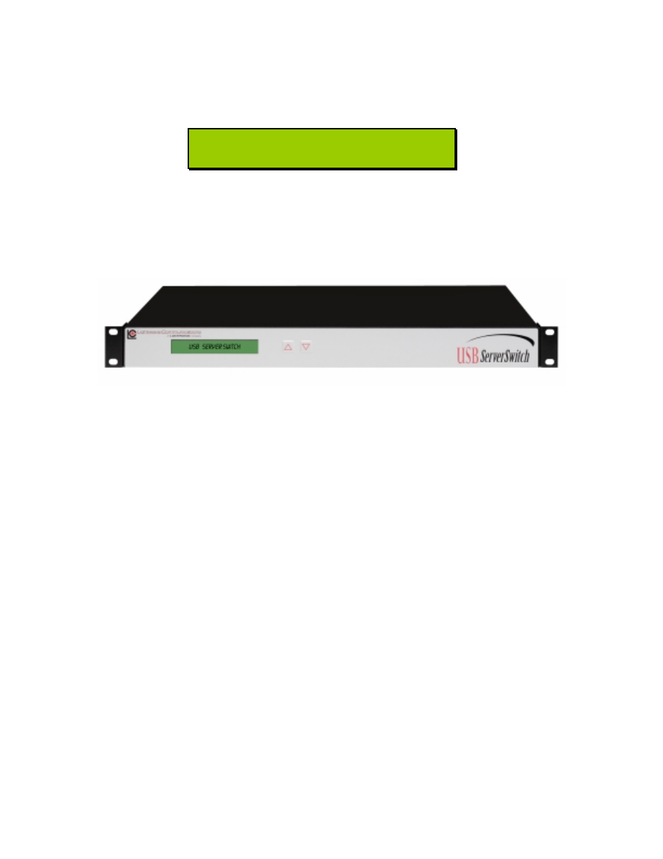 Front panel controls, 4 status messages, 4 error messages | B: port 13 name here inactive port | Lightwave Communications USB SuperSwitch User Manual | Page 16 / 25