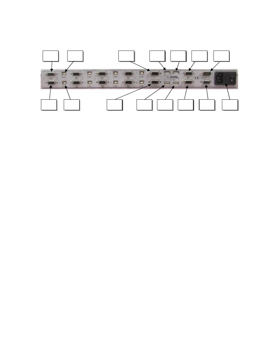 Usb serverswitch rear panel connections, Step 2 -- initial start-up | Lightwave Communications USB SuperSwitch User Manual | Page 19 / 25