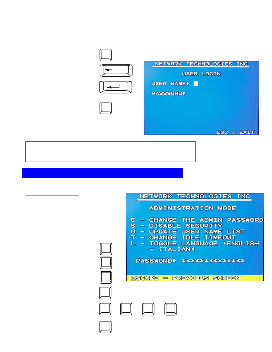 Sc u, Additional modes available with security | Lightwave Communications USB-Wizard User Manual | Page 15 / 26