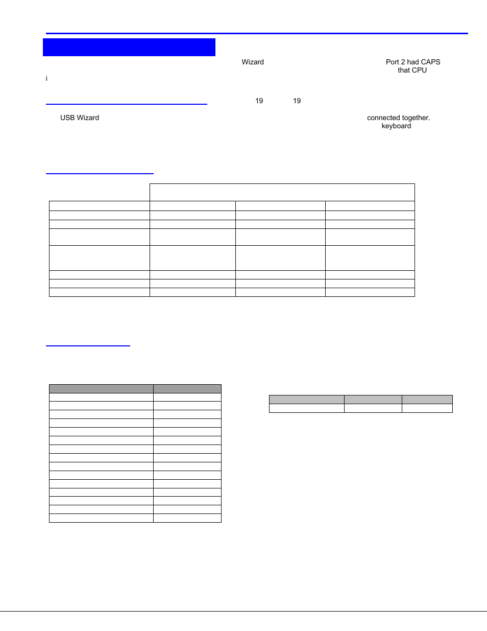 Keyboard features, Keyboard-to-computer translation, Translation capabilities | Translation tables | Lightwave Communications USB-Wizard User Manual | Page 22 / 26