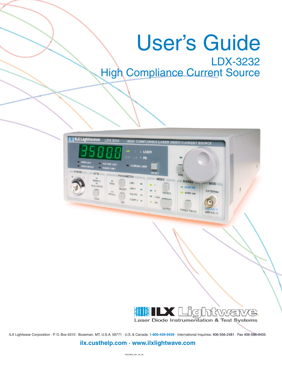 Lightwave Communications LDX-3232 User Manual | 118 pages