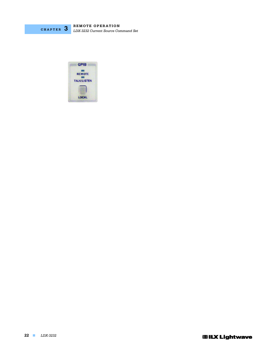 Ldx-3232 current source command set | Lightwave Communications LDX-3232 User Manual | Page 38 / 118