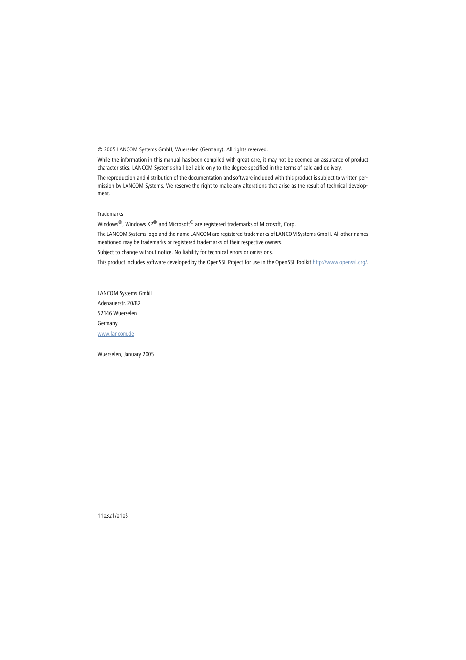Lancom Systems 821 User Manual | Page 2 / 82