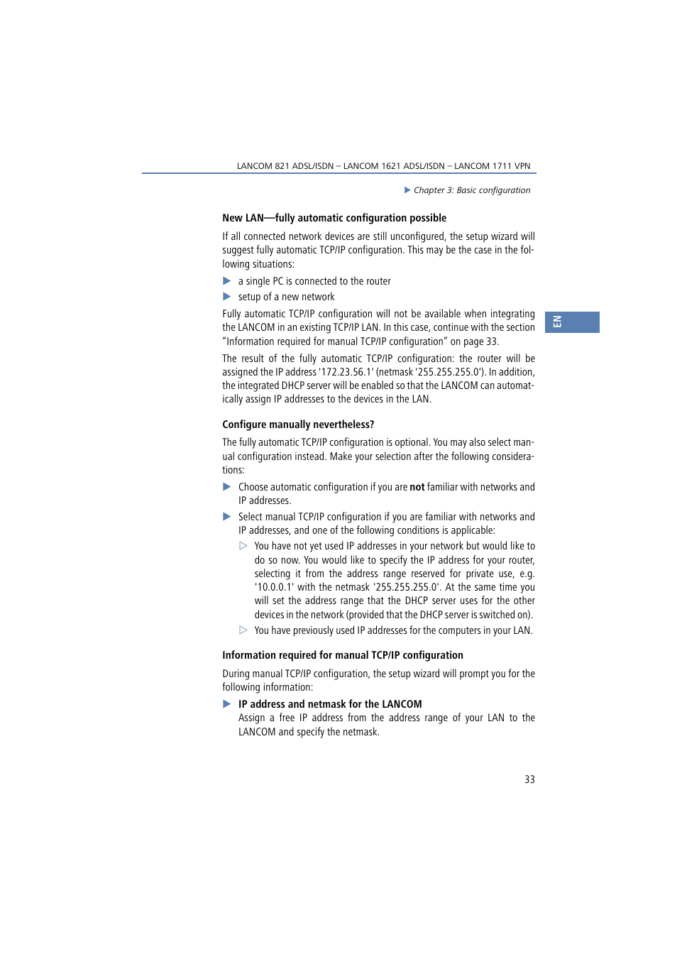 Lancom Systems 821 User Manual | Page 33 / 82