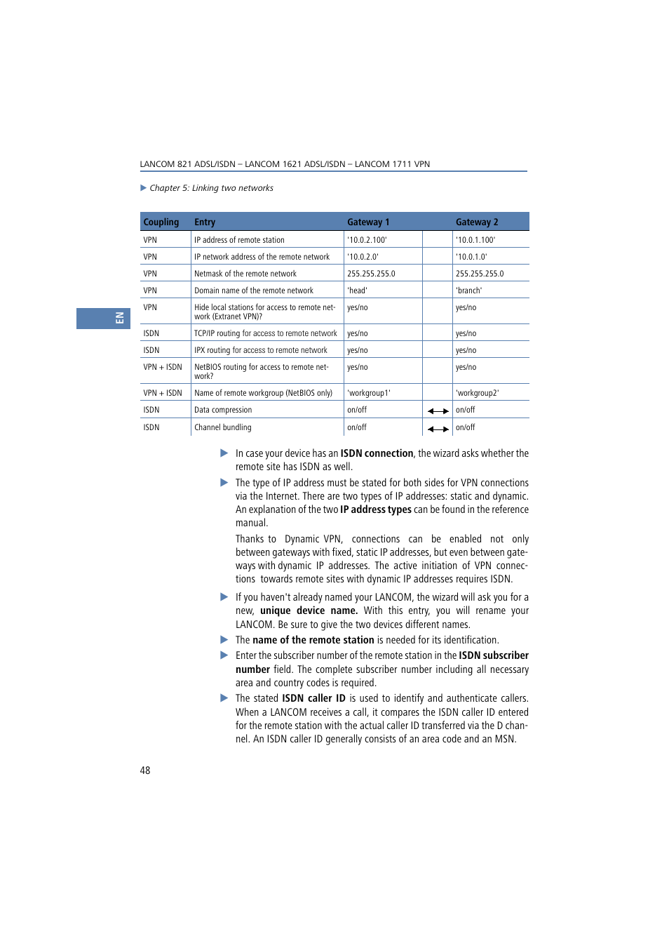 Lancom Systems 821 User Manual | Page 48 / 82