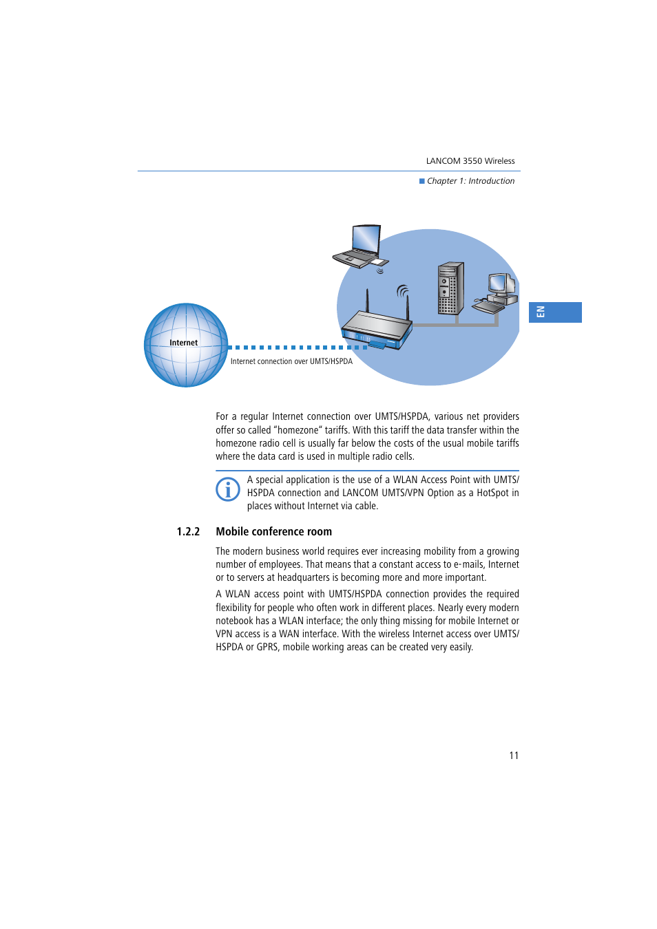 2 mobile conference room | Lancom Systems 3550 User Manual | Page 11 / 81