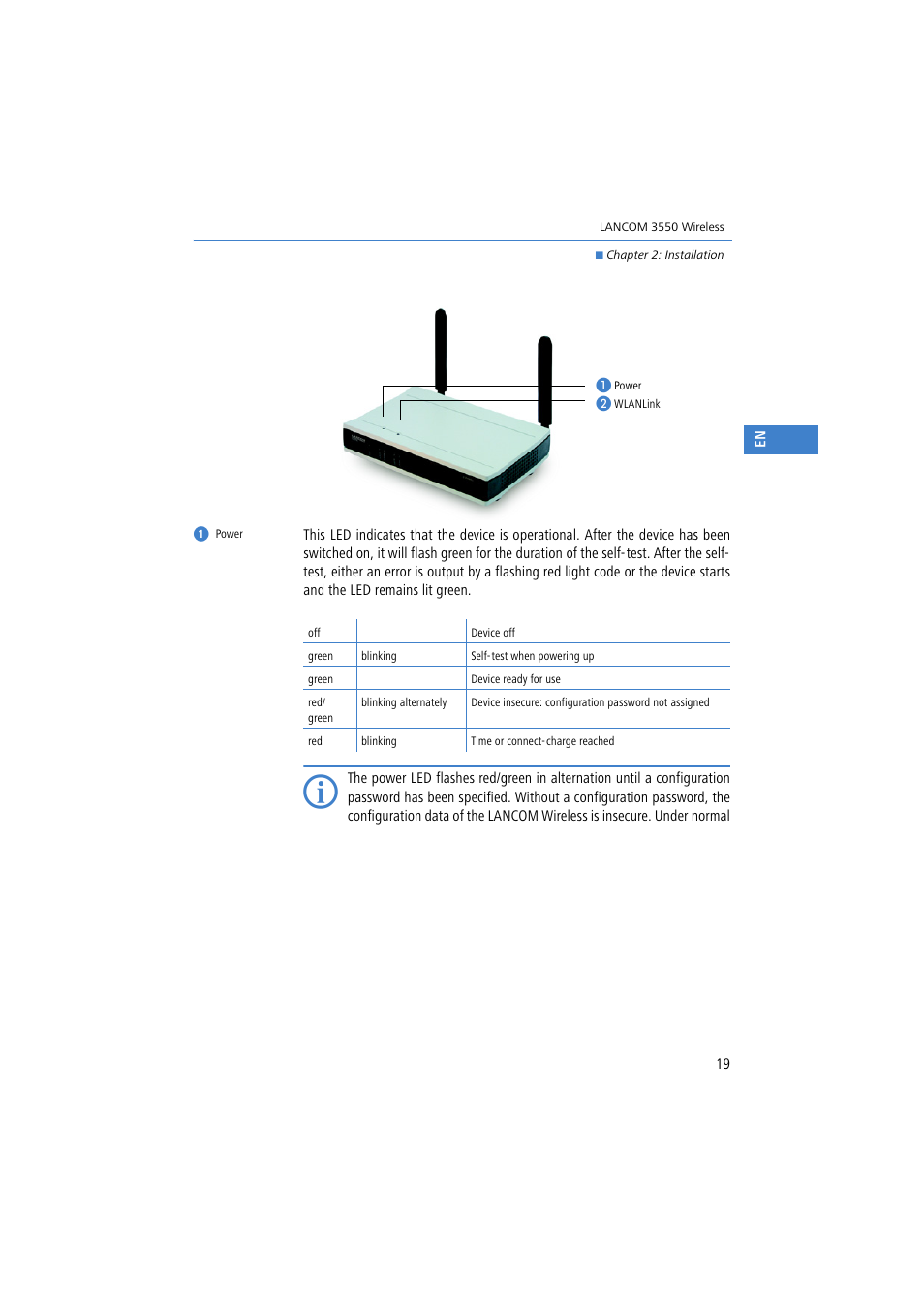 Lancom Systems 3550 User Manual | Page 19 / 81