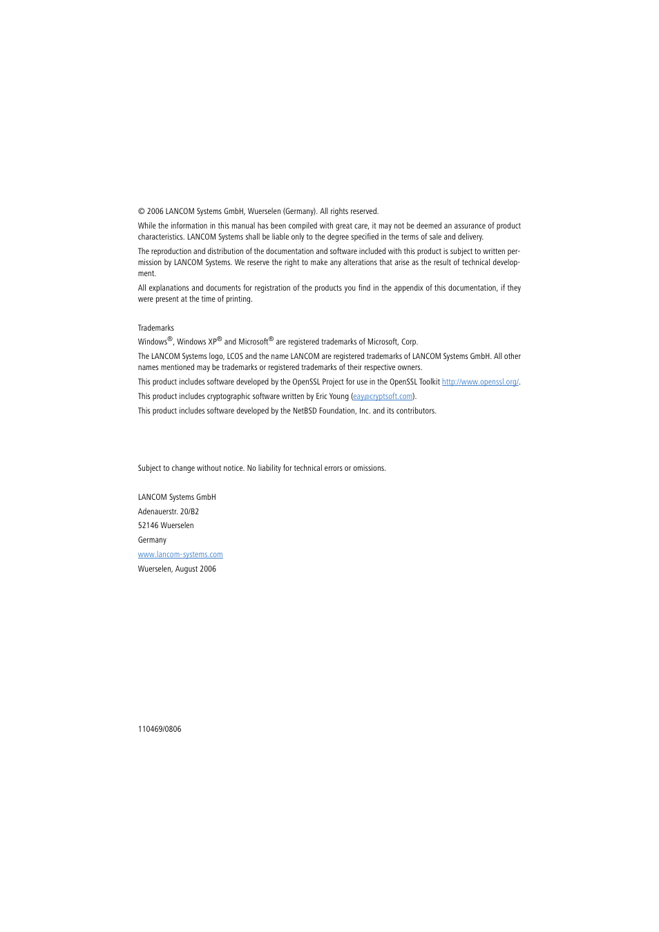 Lancom Systems 3550 User Manual | Page 2 / 81