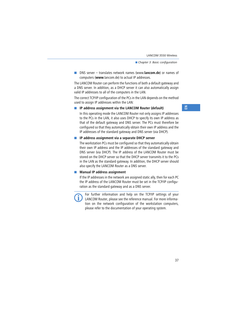 Lancom Systems 3550 User Manual | Page 37 / 81