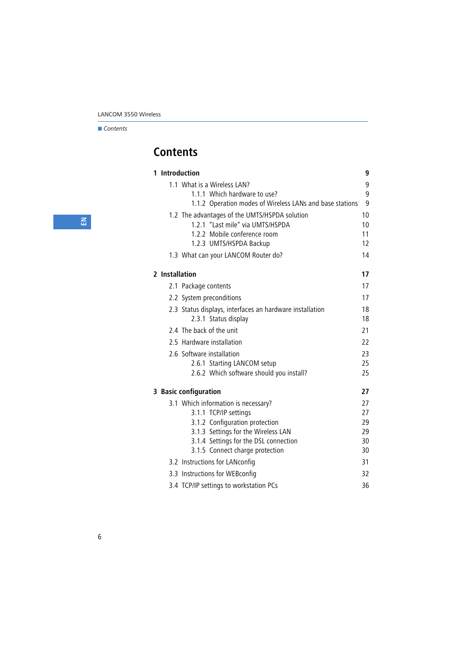 Lancom Systems 3550 User Manual | Page 6 / 81