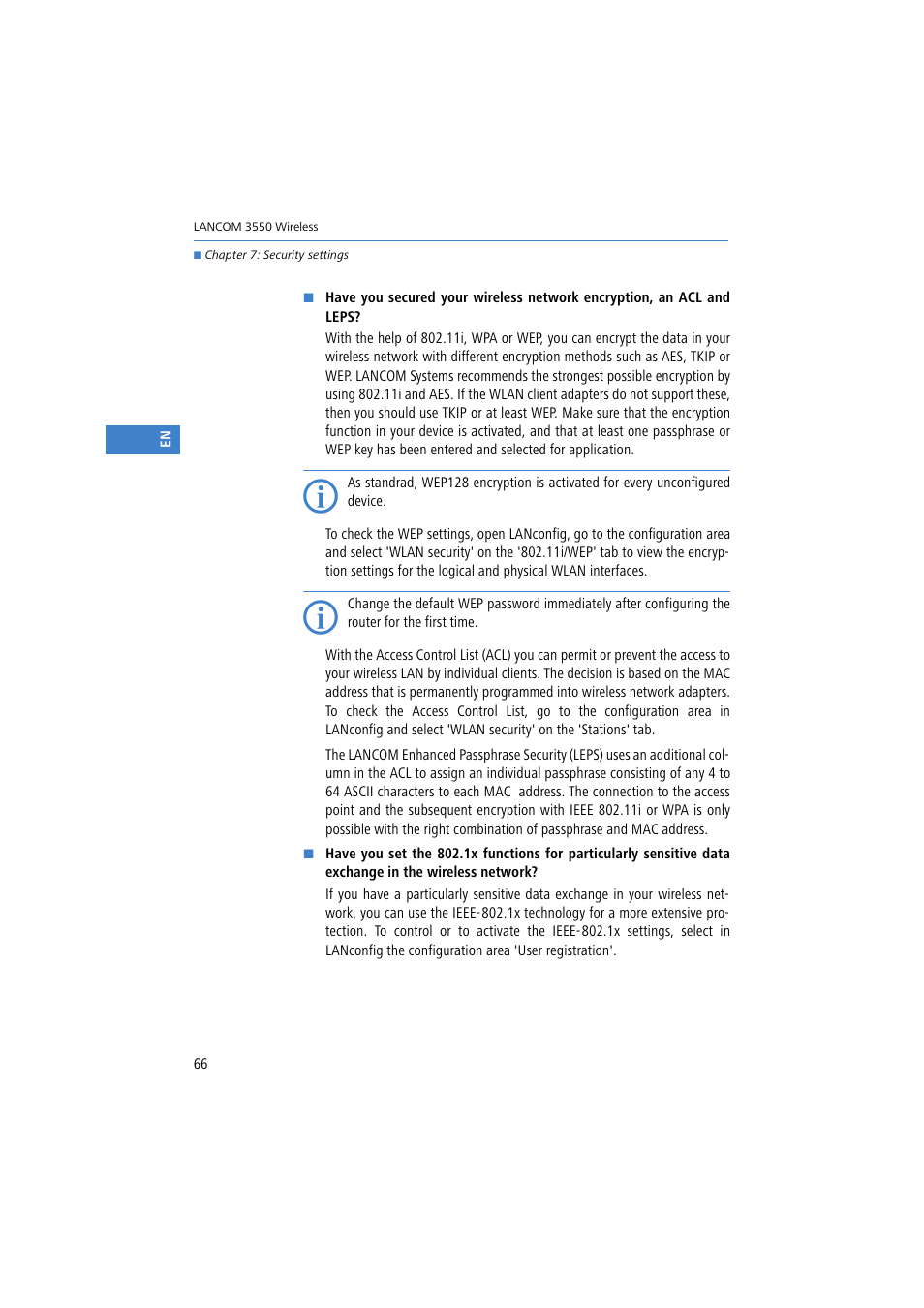 Lancom Systems 3550 User Manual | Page 66 / 81