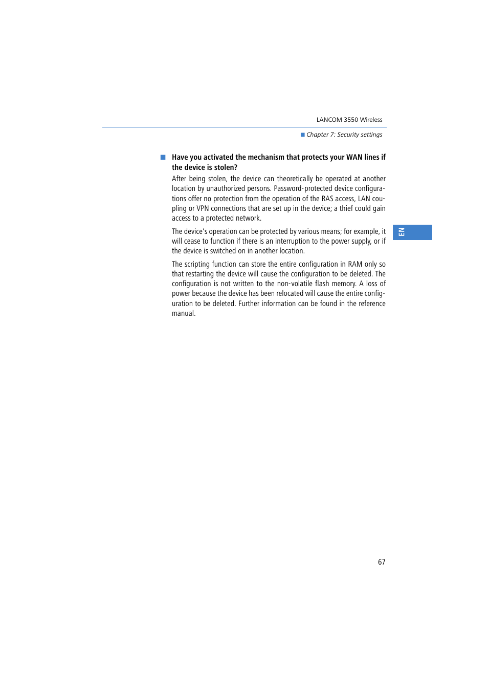 Lancom Systems 3550 User Manual | Page 67 / 81