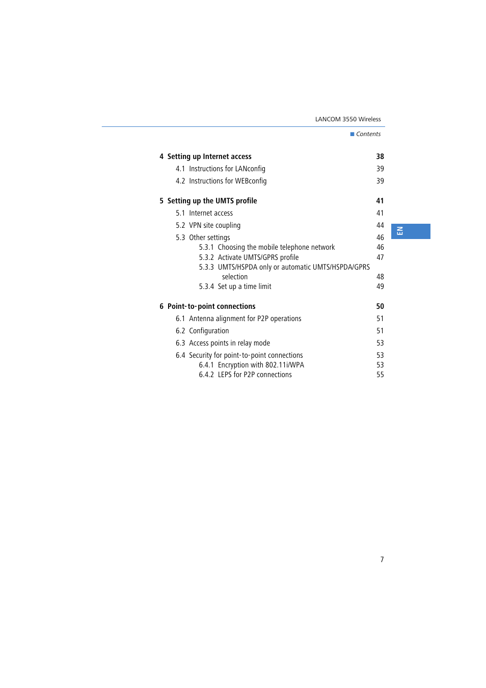 Lancom Systems 3550 User Manual | Page 7 / 81