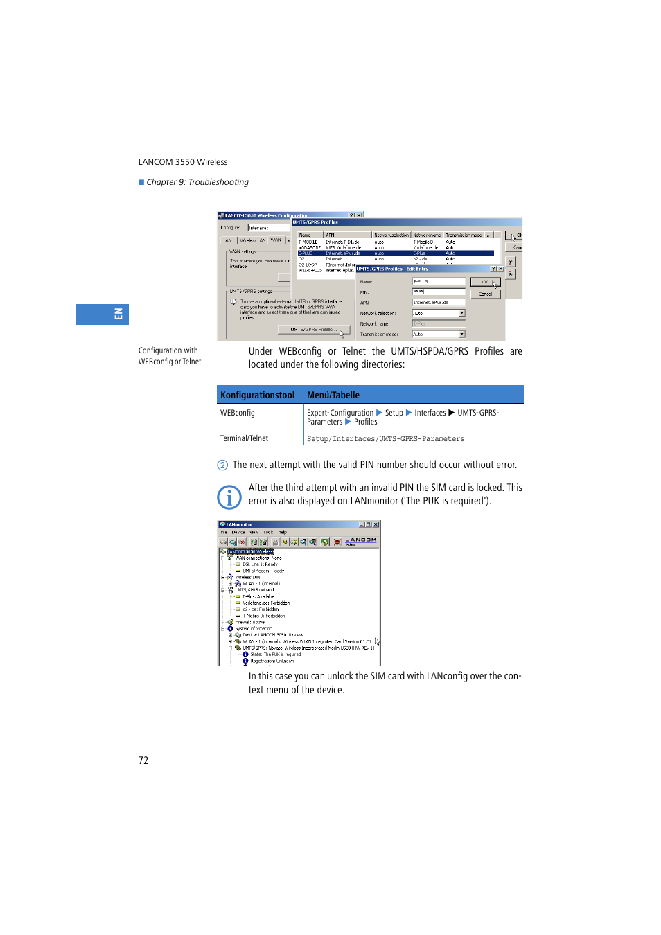 Lancom Systems 3550 User Manual | Page 72 / 81
