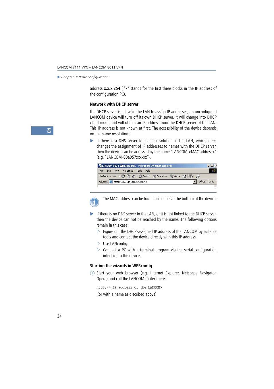 Lancom Systems 7111 VPN User Manual | Page 34 / 77