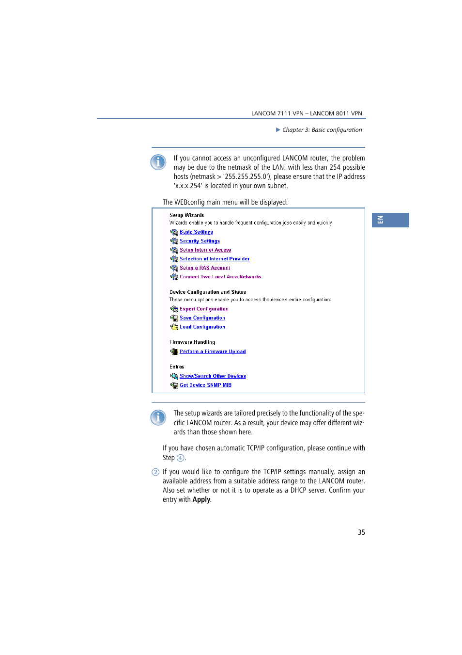 Lancom Systems 7111 VPN User Manual | Page 35 / 77