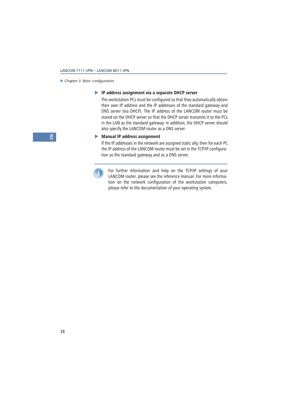 Lancom Systems 7111 VPN User Manual | Page 38 / 77