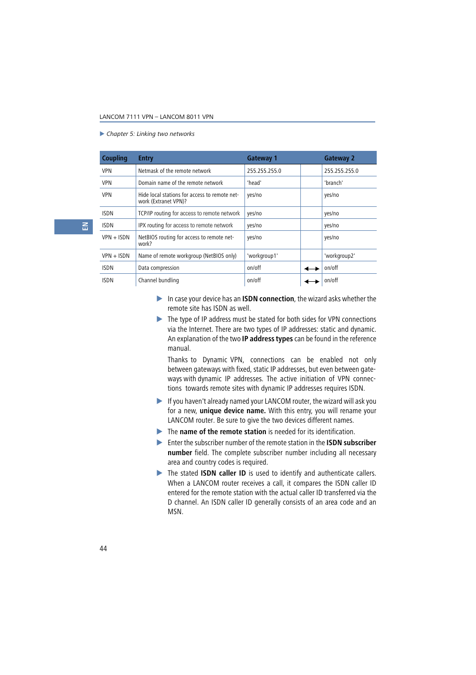 Lancom Systems 7111 VPN User Manual | Page 44 / 77