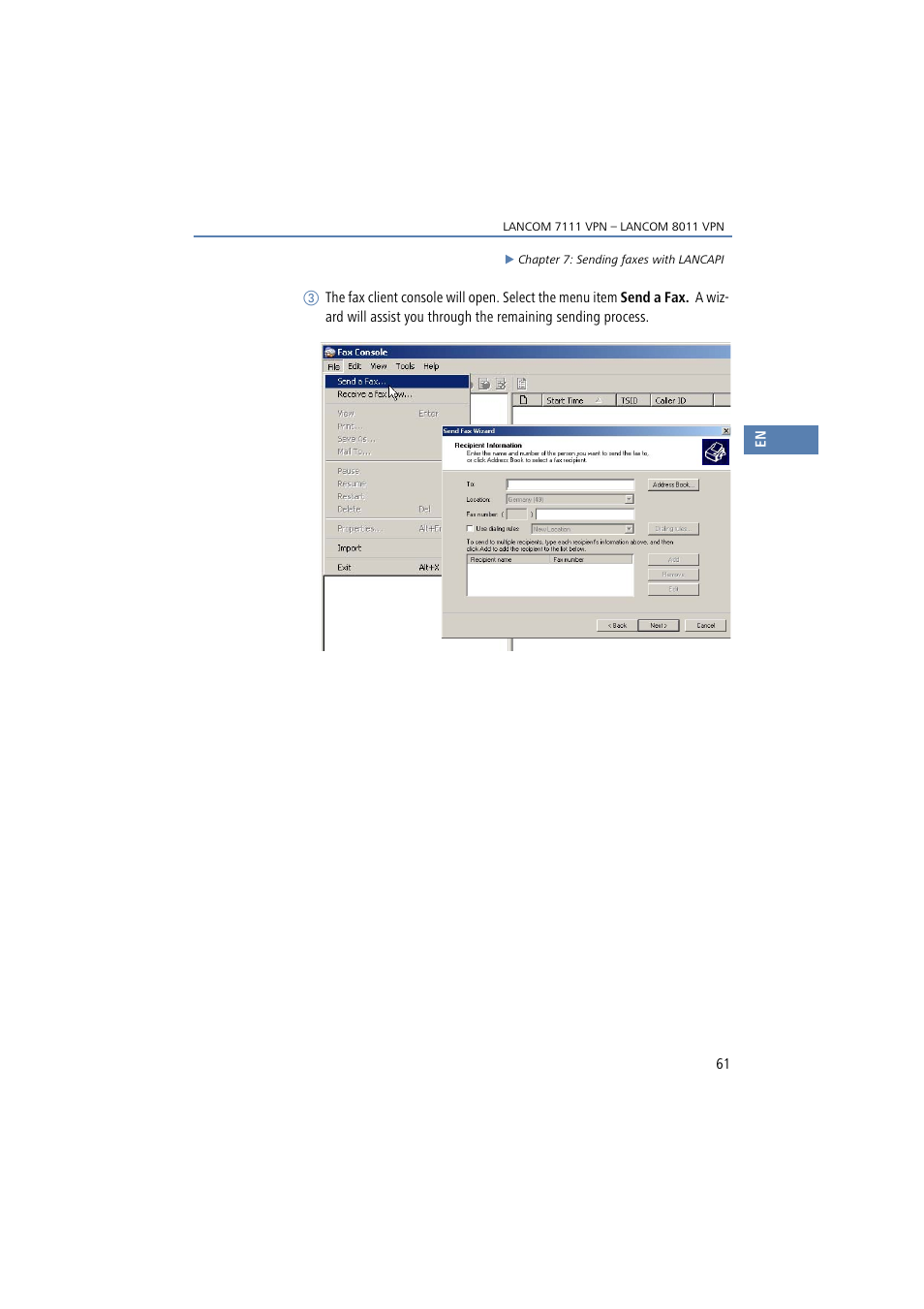 Lancom Systems 7111 VPN User Manual | Page 61 / 77