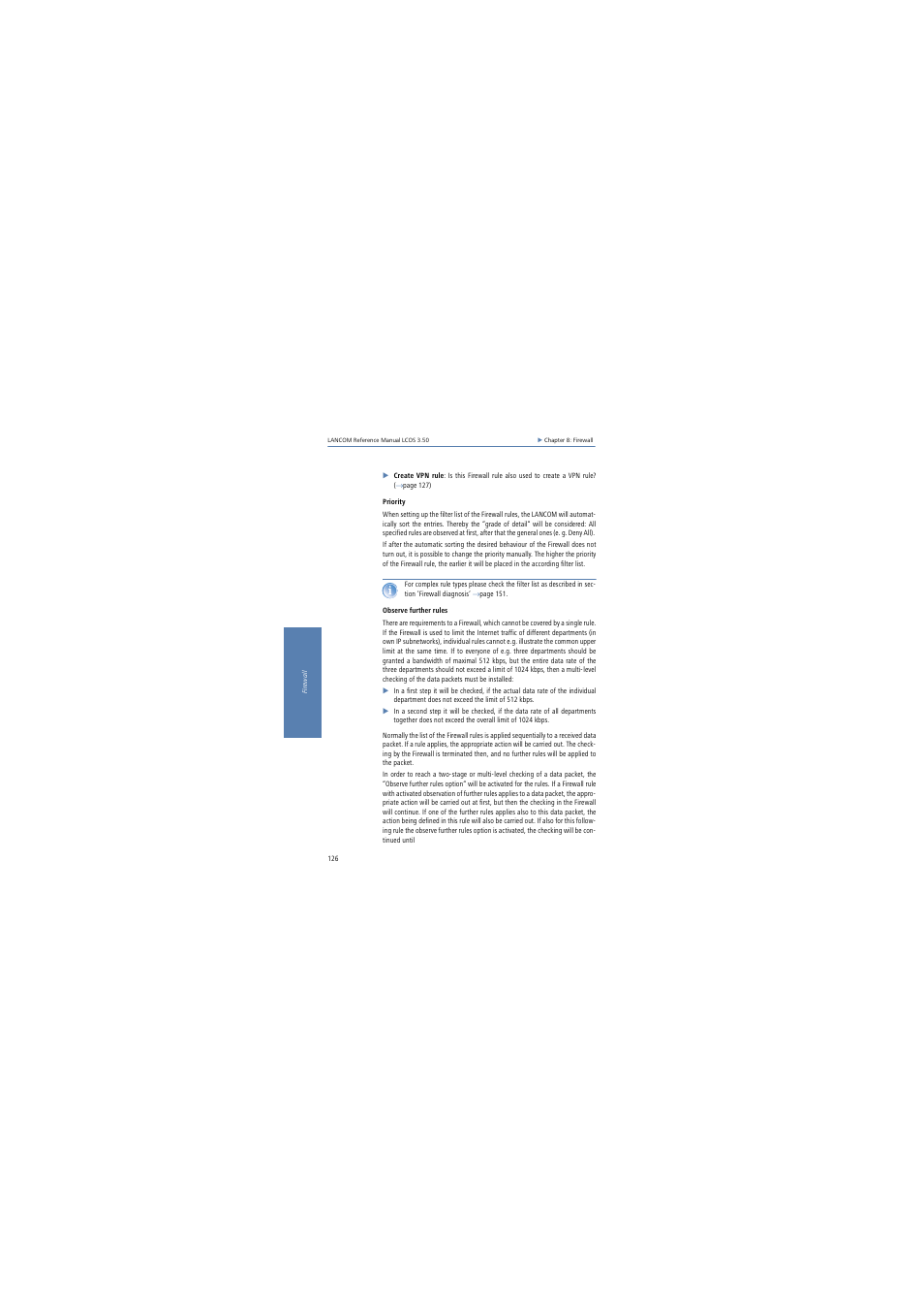 Lancom Systems LCOS 3.50 User Manual | Page 126 / 346
