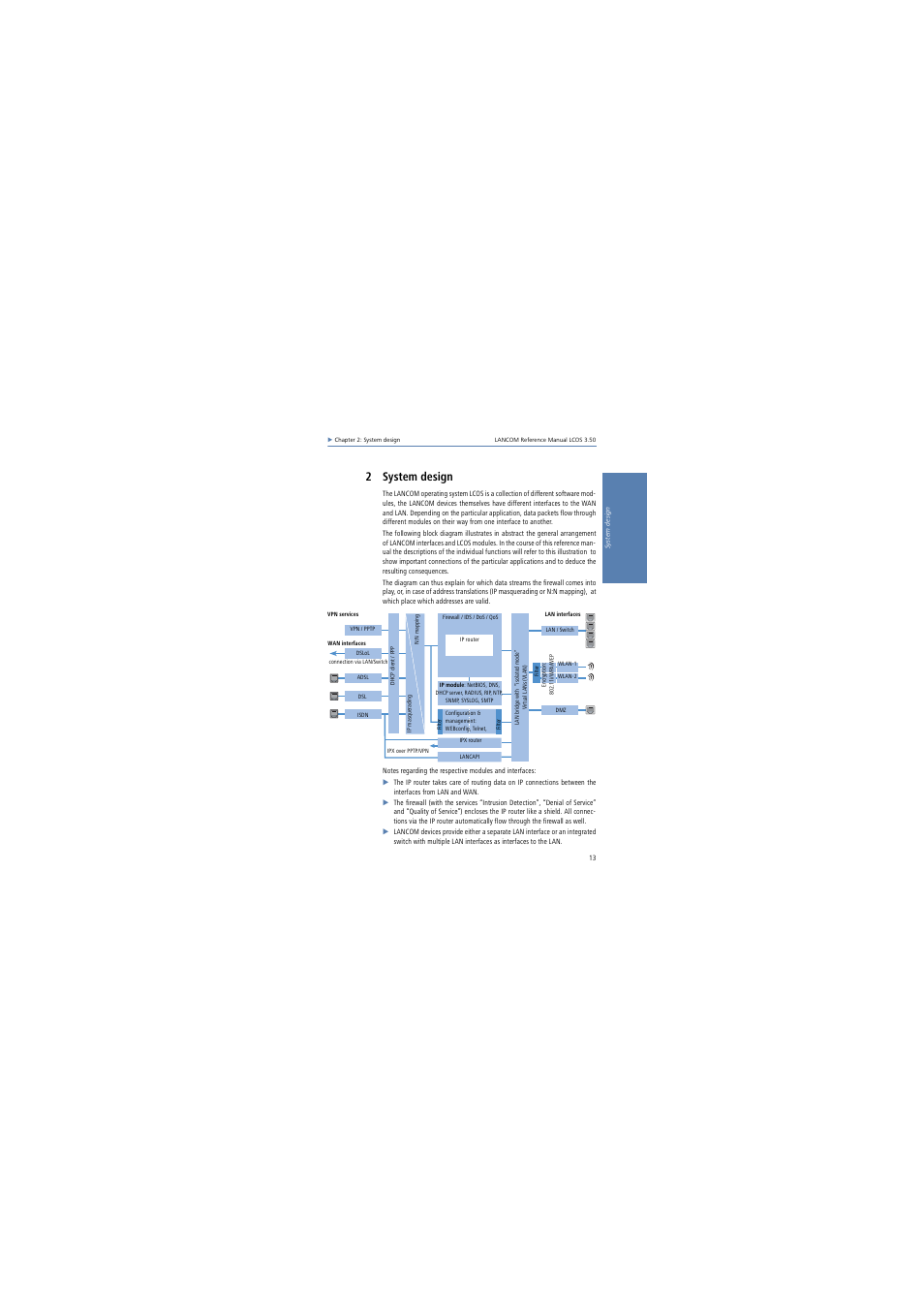 2 system design | Lancom Systems LCOS 3.50 User Manual | Page 13 / 346