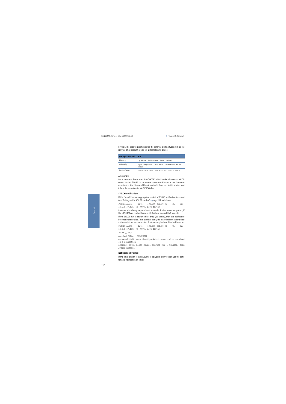 Lancom Systems LCOS 3.50 User Manual | Page 132 / 346