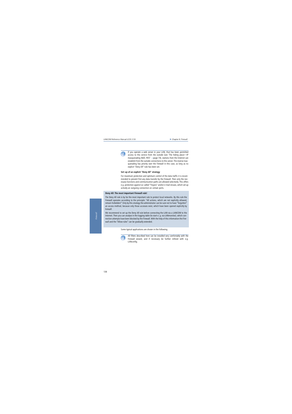 Lancom Systems LCOS 3.50 User Manual | Page 138 / 346