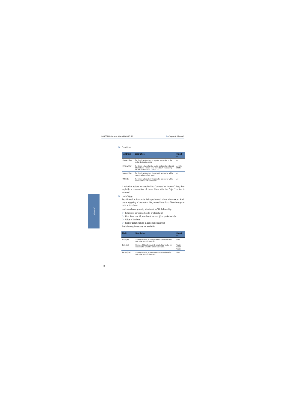 Lancom Systems LCOS 3.50 User Manual | Page 148 / 346