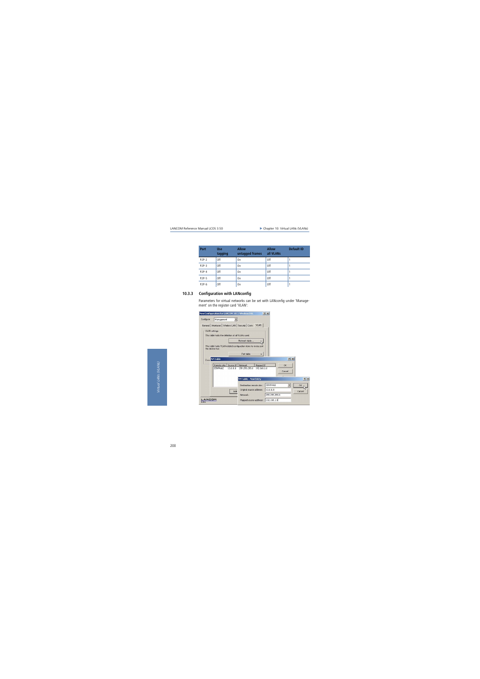 3 configuration with lanconfig | Lancom Systems LCOS 3.50 User Manual | Page 200 / 346