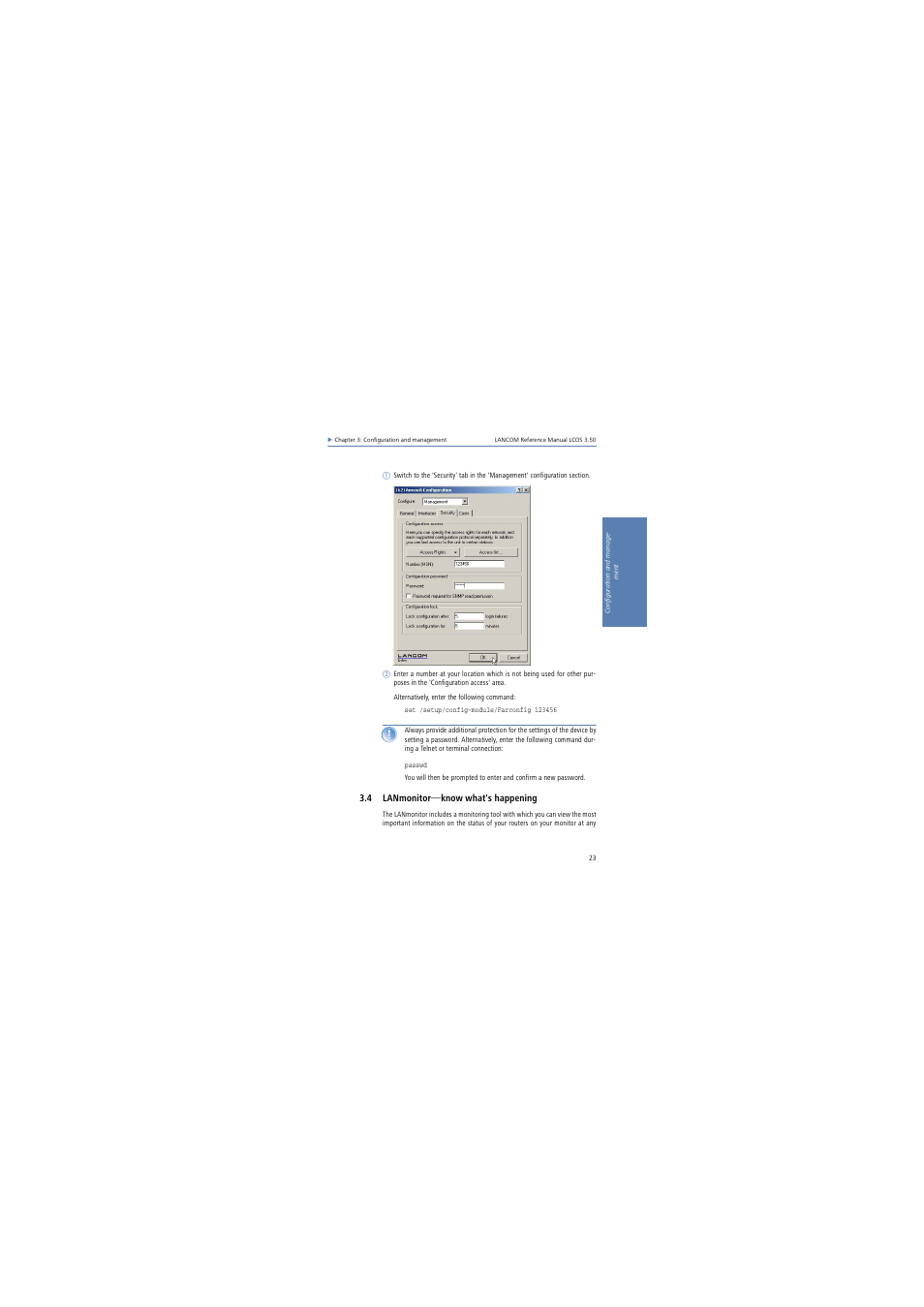 4 lanmonitor-know what's happening, 4 lanmonitor—know what's happening | Lancom Systems LCOS 3.50 User Manual | Page 23 / 346