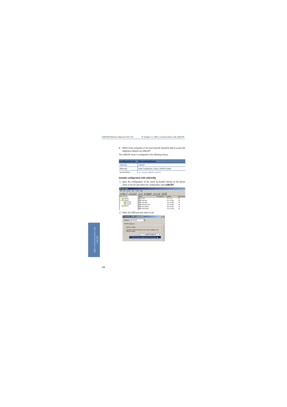 Lancom Systems LCOS 3.50 User Manual | Page 266 / 346