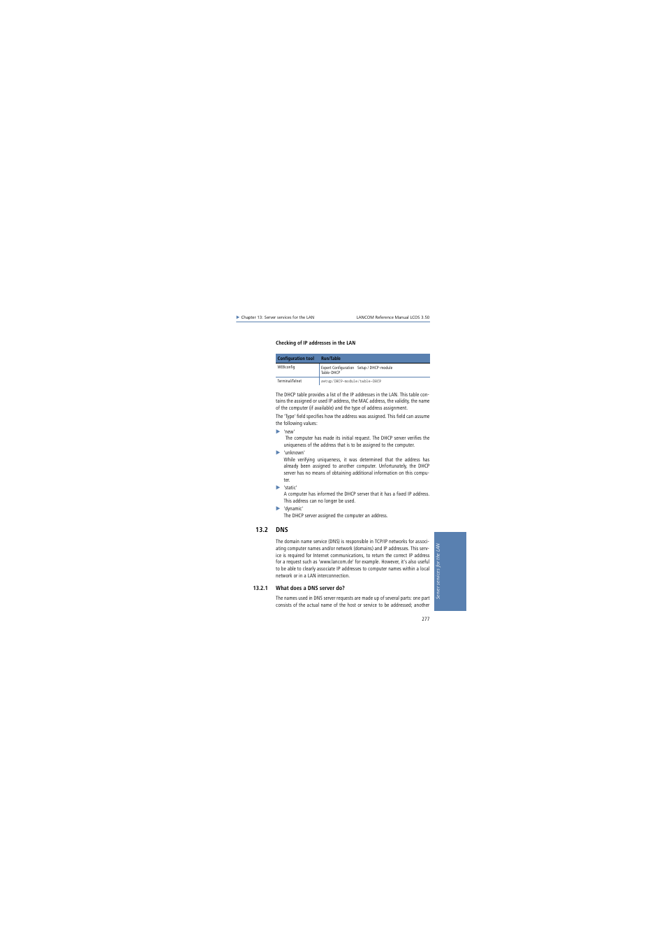2 dns, 1 what does a dns server do | Lancom Systems LCOS 3.50 User Manual | Page 277 / 346