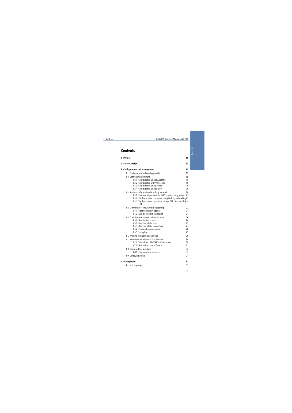 Lancom Systems LCOS 3.50 User Manual | Page 3 / 346