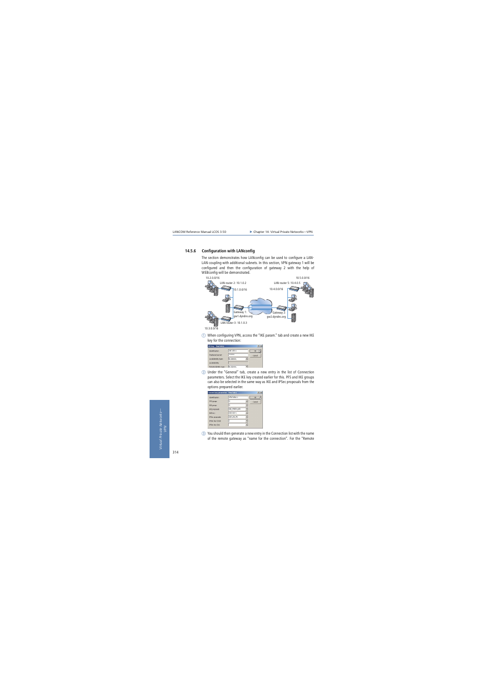 6 configuration with lanconfig | Lancom Systems LCOS 3.50 User Manual | Page 314 / 346