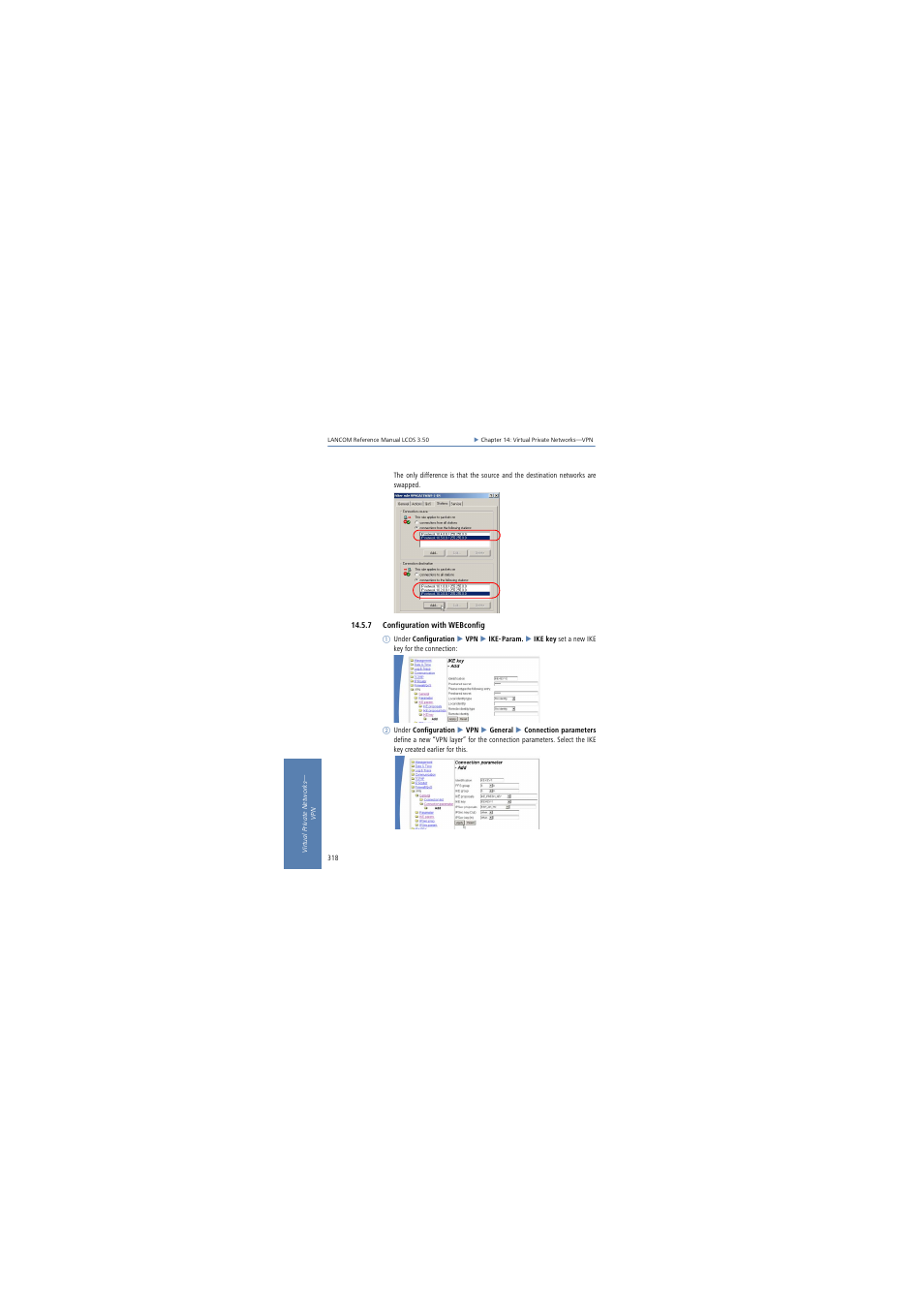 7 configuration with webconfig | Lancom Systems LCOS 3.50 User Manual | Page 318 / 346
