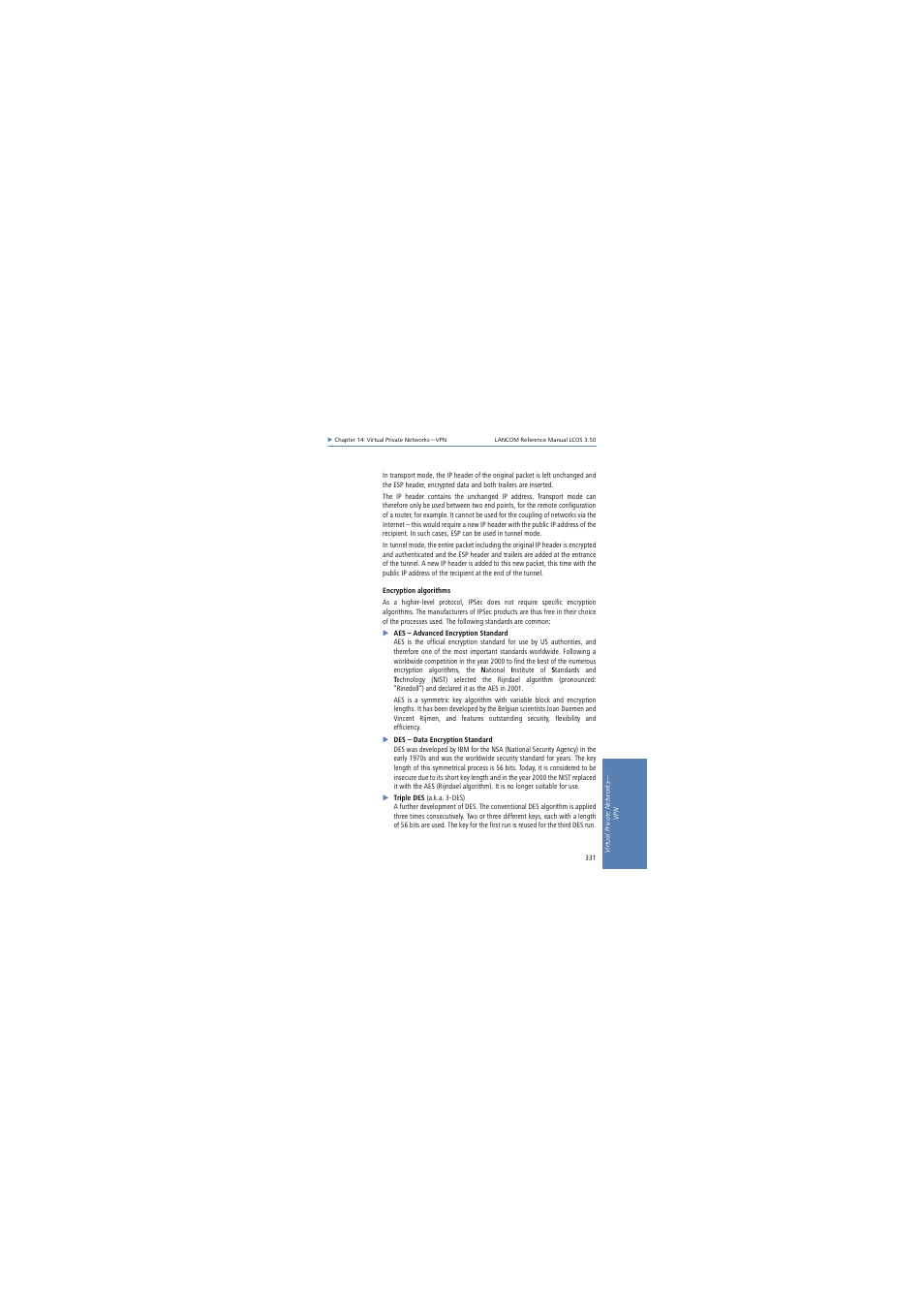 Lancom Systems LCOS 3.50 User Manual | Page 331 / 346