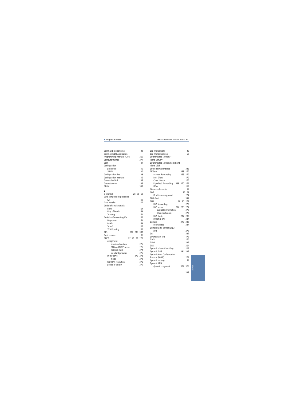Lancom Systems LCOS 3.50 User Manual | Page 339 / 346