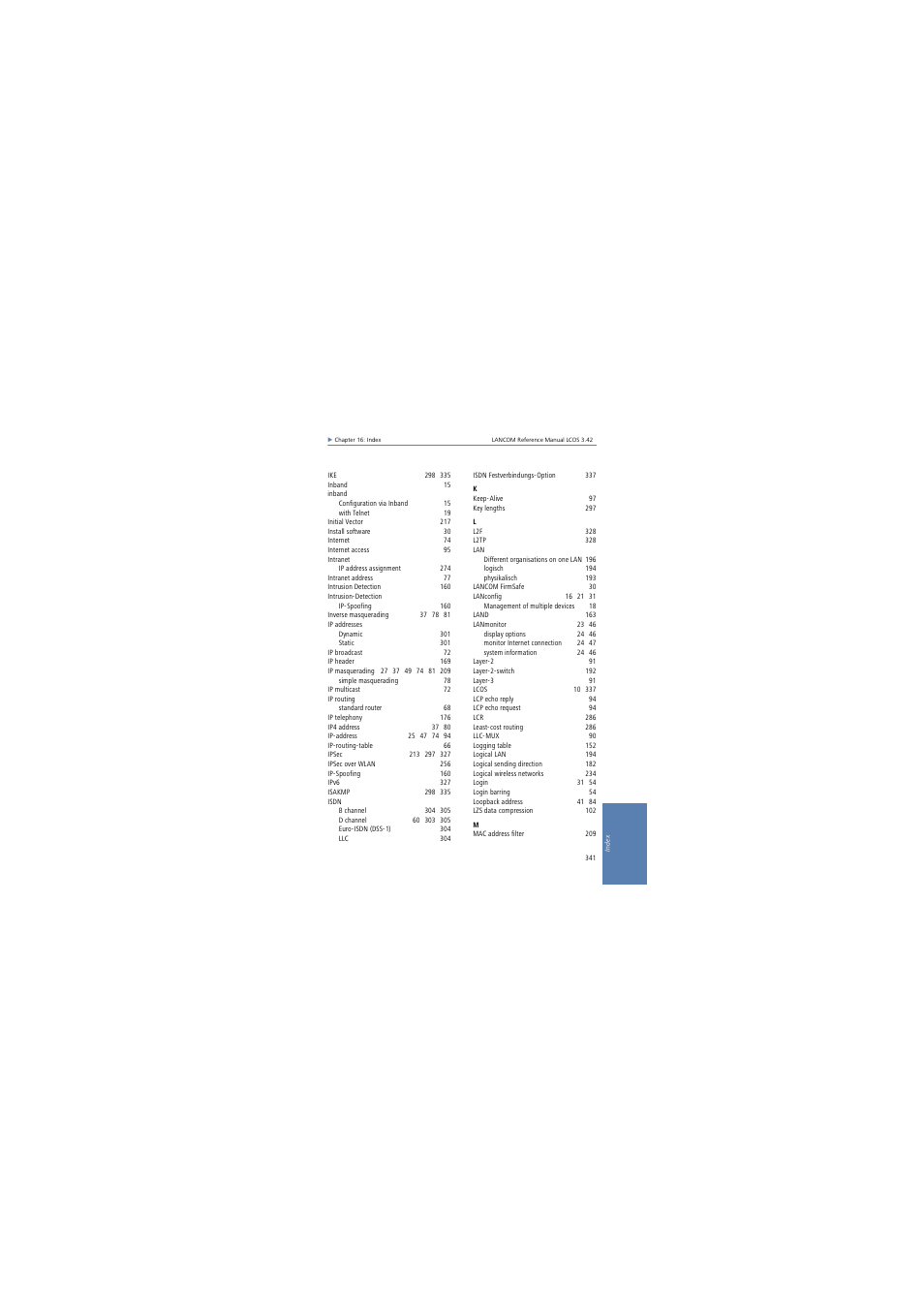 Lancom Systems LCOS 3.50 User Manual | Page 341 / 346