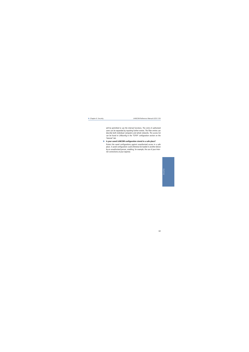 Lancom Systems LCOS 3.50 User Manual | Page 63 / 346
