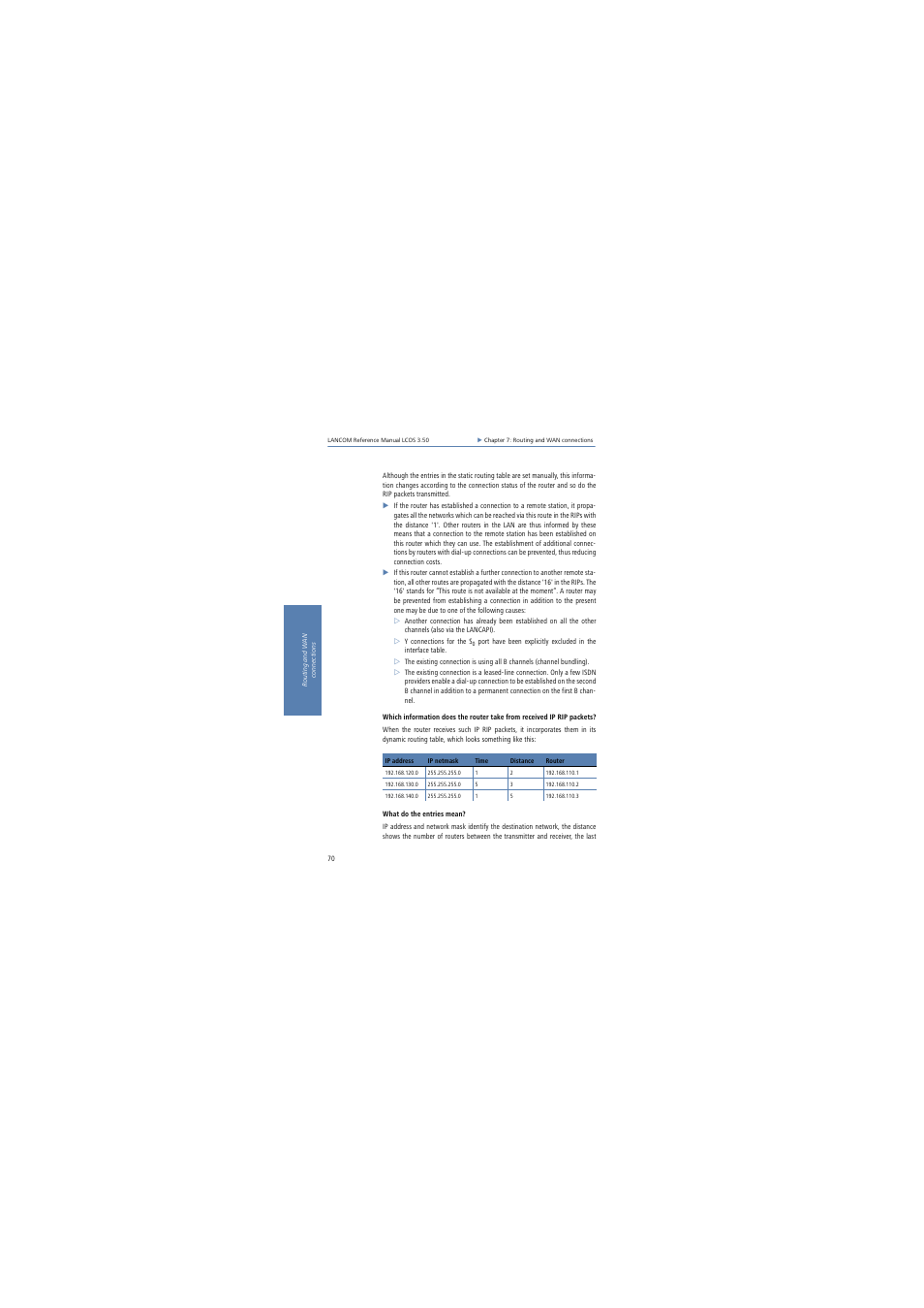 Lancom Systems LCOS 3.50 User Manual | Page 70 / 346