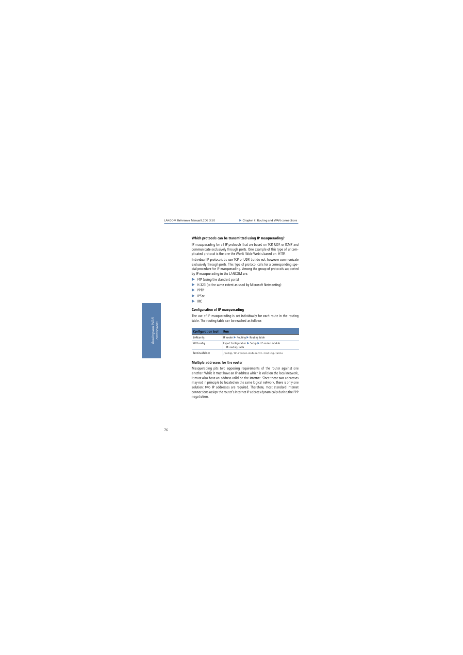 Lancom Systems LCOS 3.50 User Manual | Page 76 / 346