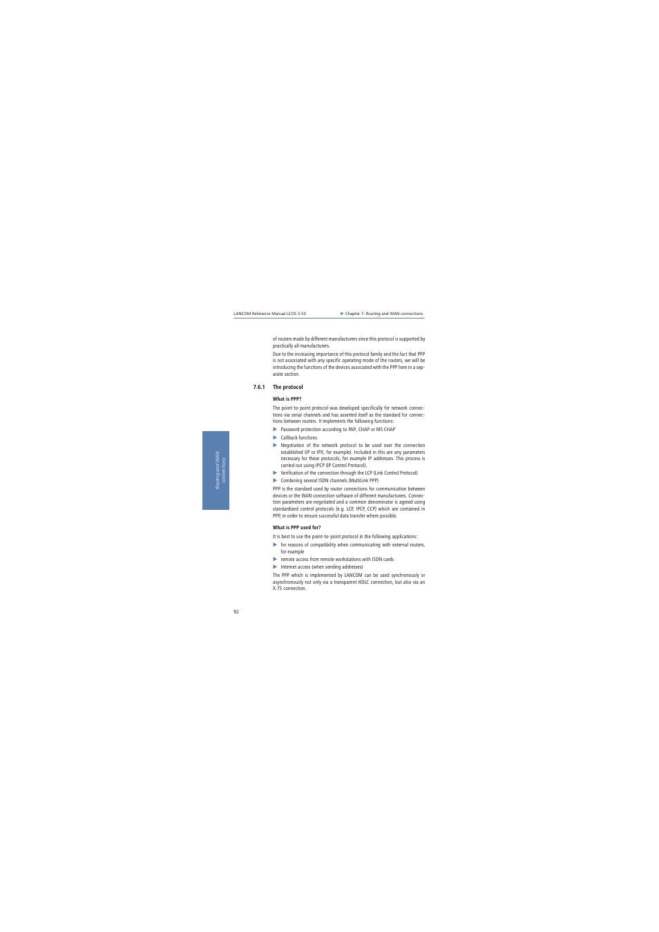 1 the protocol | Lancom Systems LCOS 3.50 User Manual | Page 92 / 346