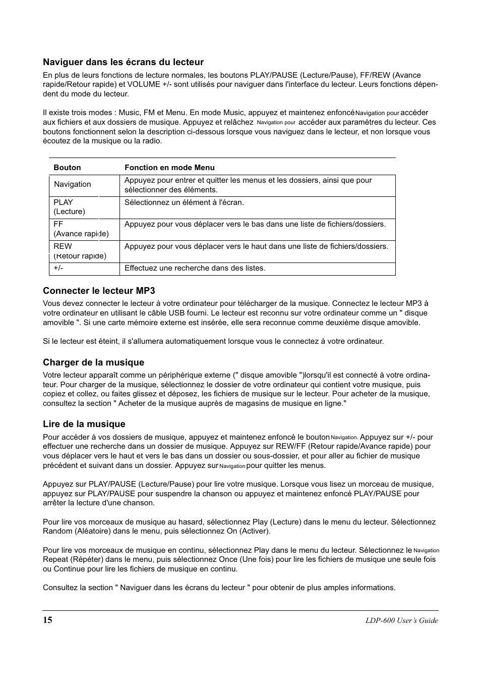 Lexar Media LDP-600 User Manual | Page 15 / 28