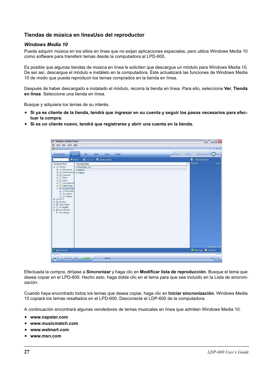Lexar Media LDP-600 User Manual | Page 27 / 28