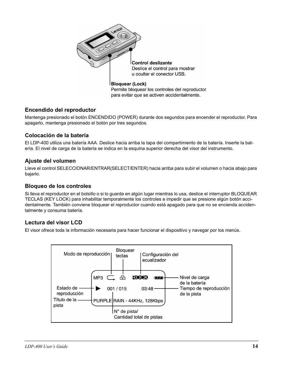 Lexar Media Lexar LDP-400 User Manual | Page 14 / 36