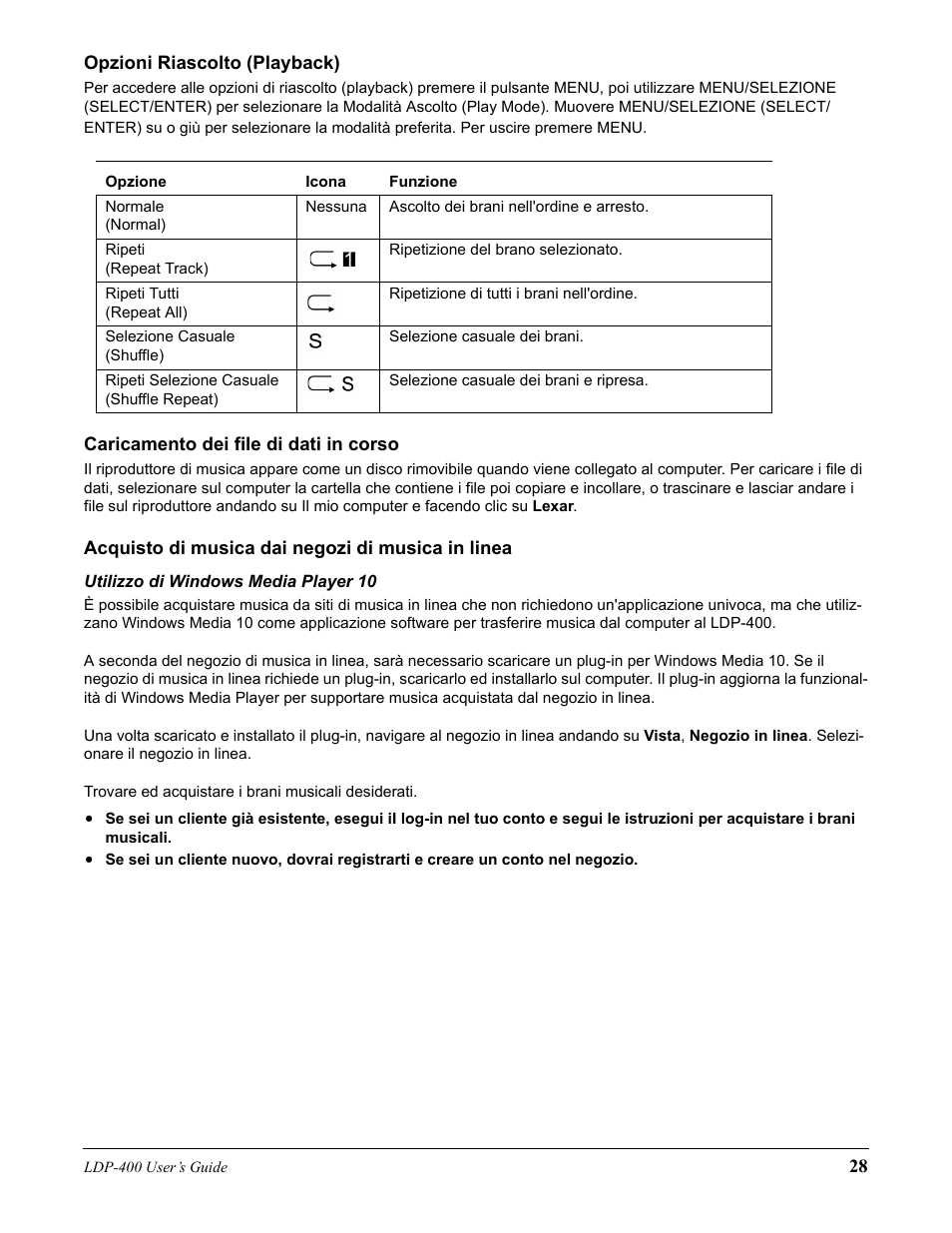 Lexar Media Lexar LDP-400 User Manual | Page 28 / 36