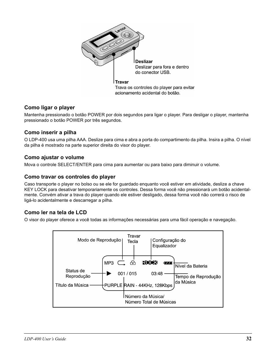 Lexar Media Lexar LDP-400 User Manual | Page 32 / 36
